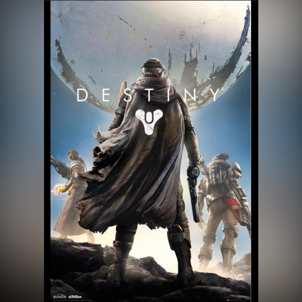 Destiny bungie RARE key art poster sealed 24x36”